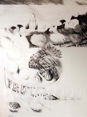 Still Life with Landscape