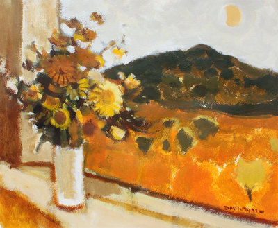 View from Our Sitting Room Window Tregath Banger