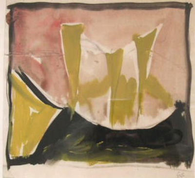 Study for Palm and House