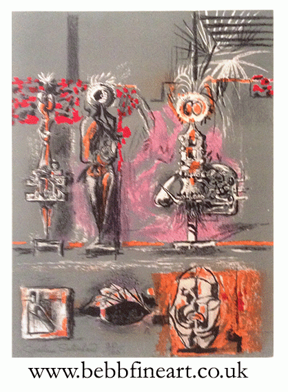 Trois Figure dans Un Jardin