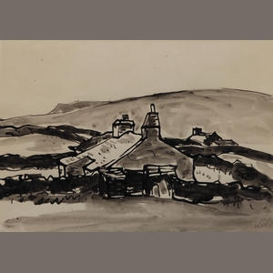 Cottages on a Hillside